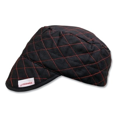 30718 BLACK QUILTED CAPP